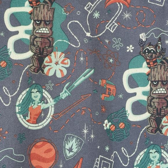 Marvel Guardians of the Galaxy Men Button Up Shirt Small Groot AOP Hawaiian Tiki - Picture 3 of 9